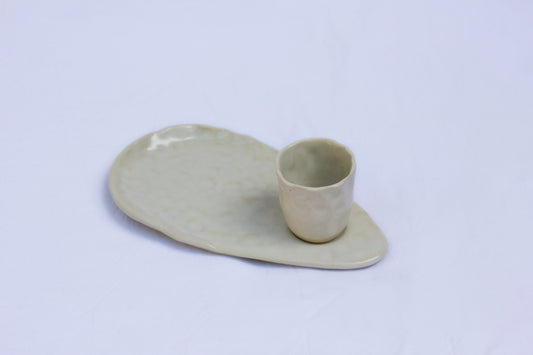 Copo de Expresso & Pires :: Ecru