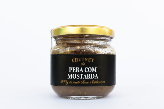 Chutney de Pera com Mostarda Semear 200 gr.